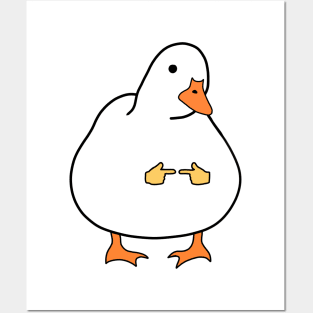 Shy Goose Posters and Art